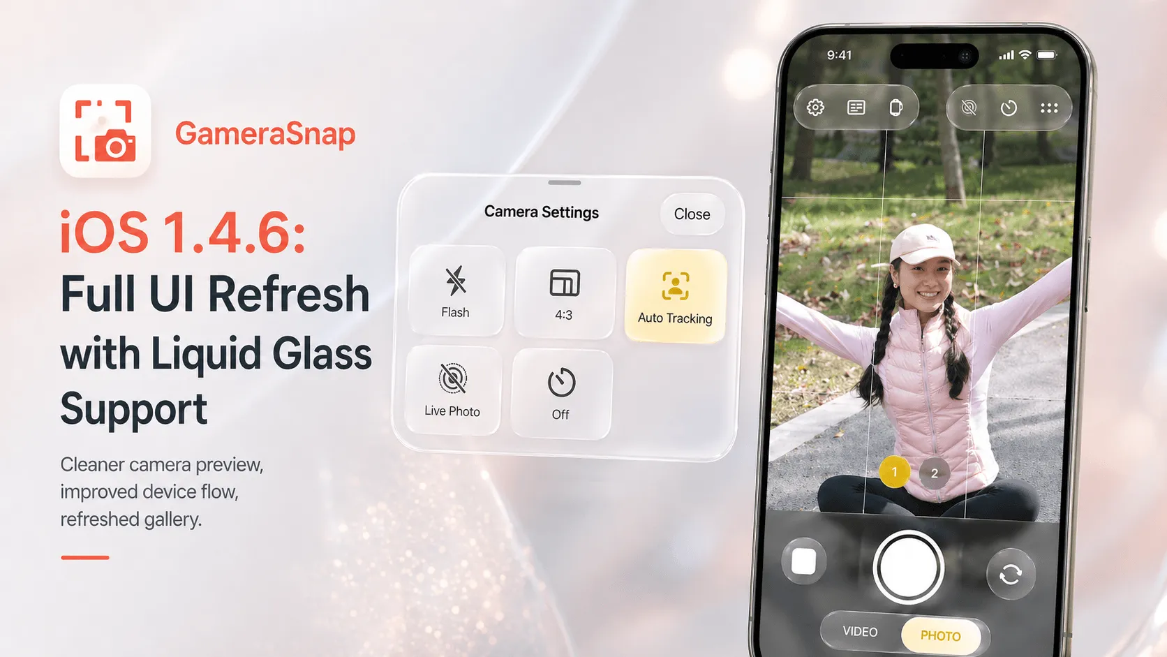 GameraSnap iOS 1.4.6:全面优化页面并适配 Liquid Glass