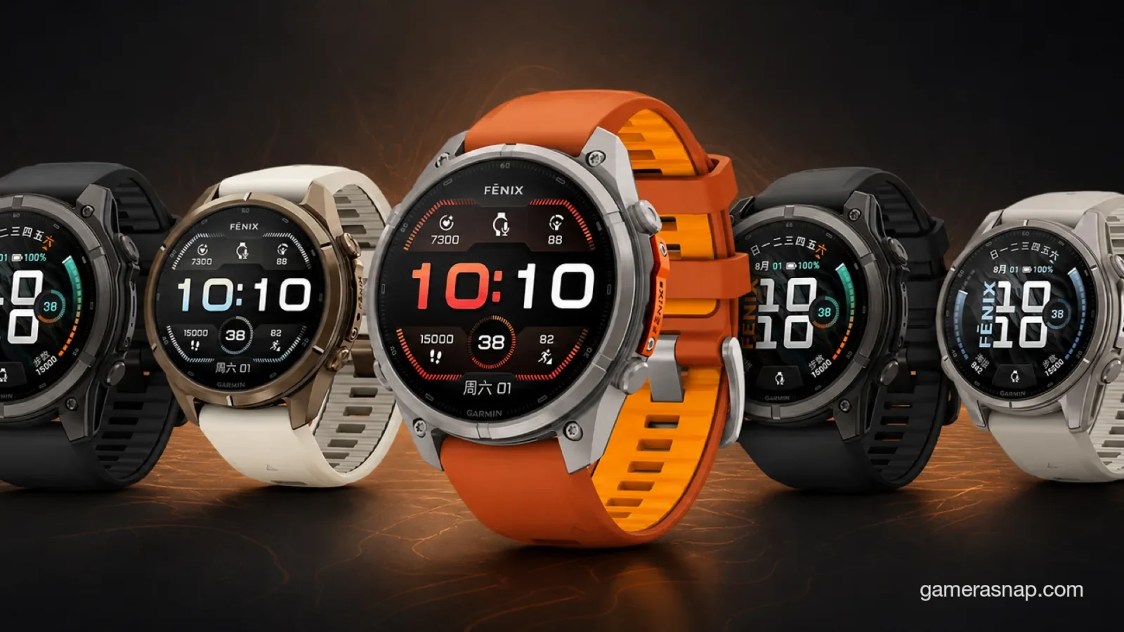 Garmin Fenix 9 图片泄露：43mm、47mm、51mm 产品图与国行价格表