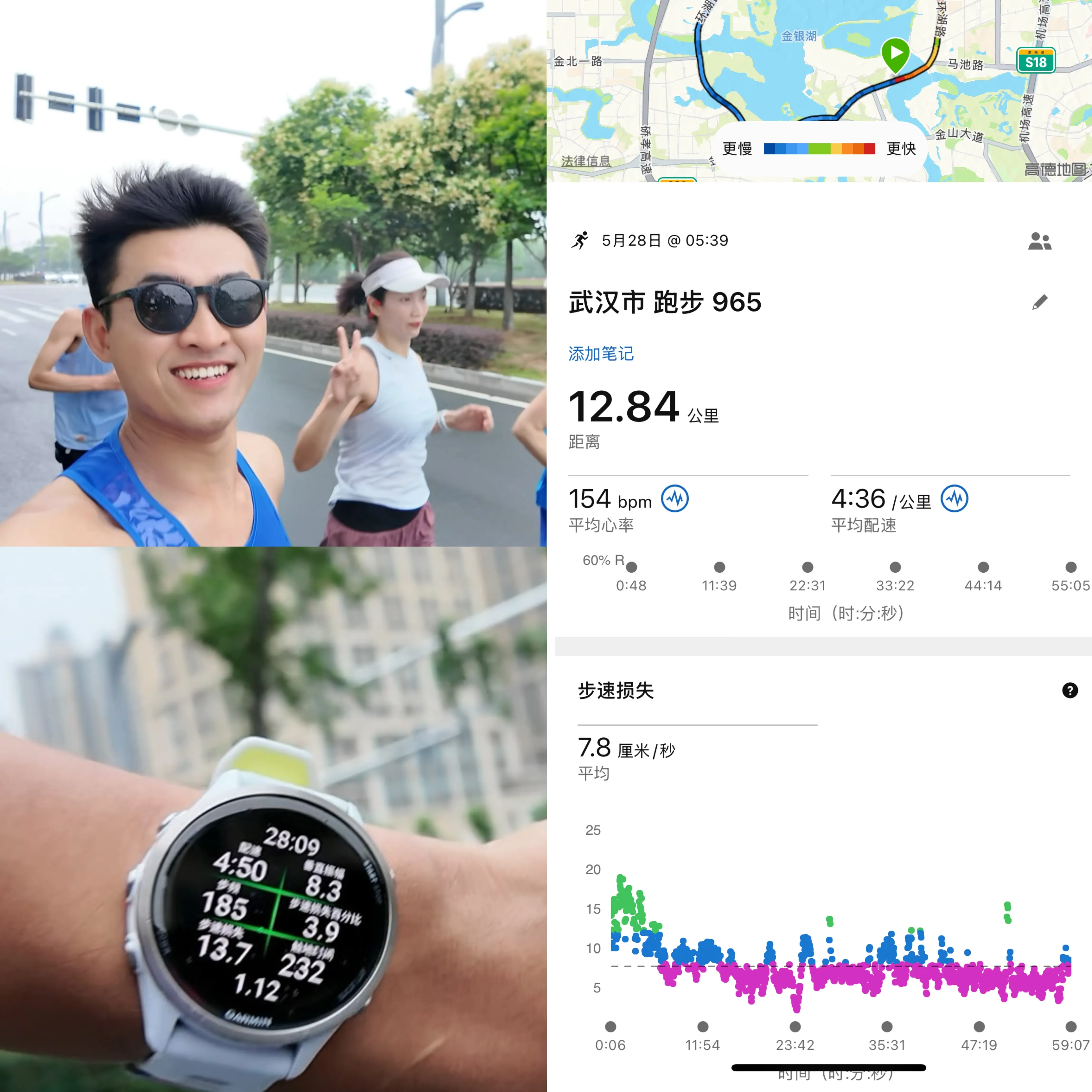 5 月 28 日 武汉金银湖 12km 跑步