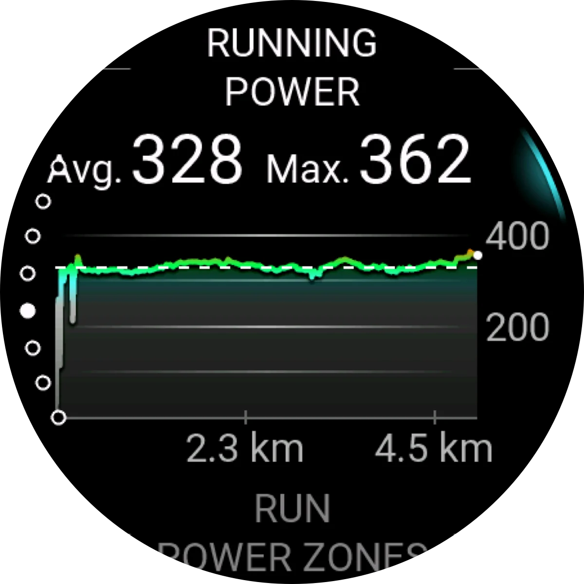 JiaKe.app round Garmin watch screenshot export on a clean canvas