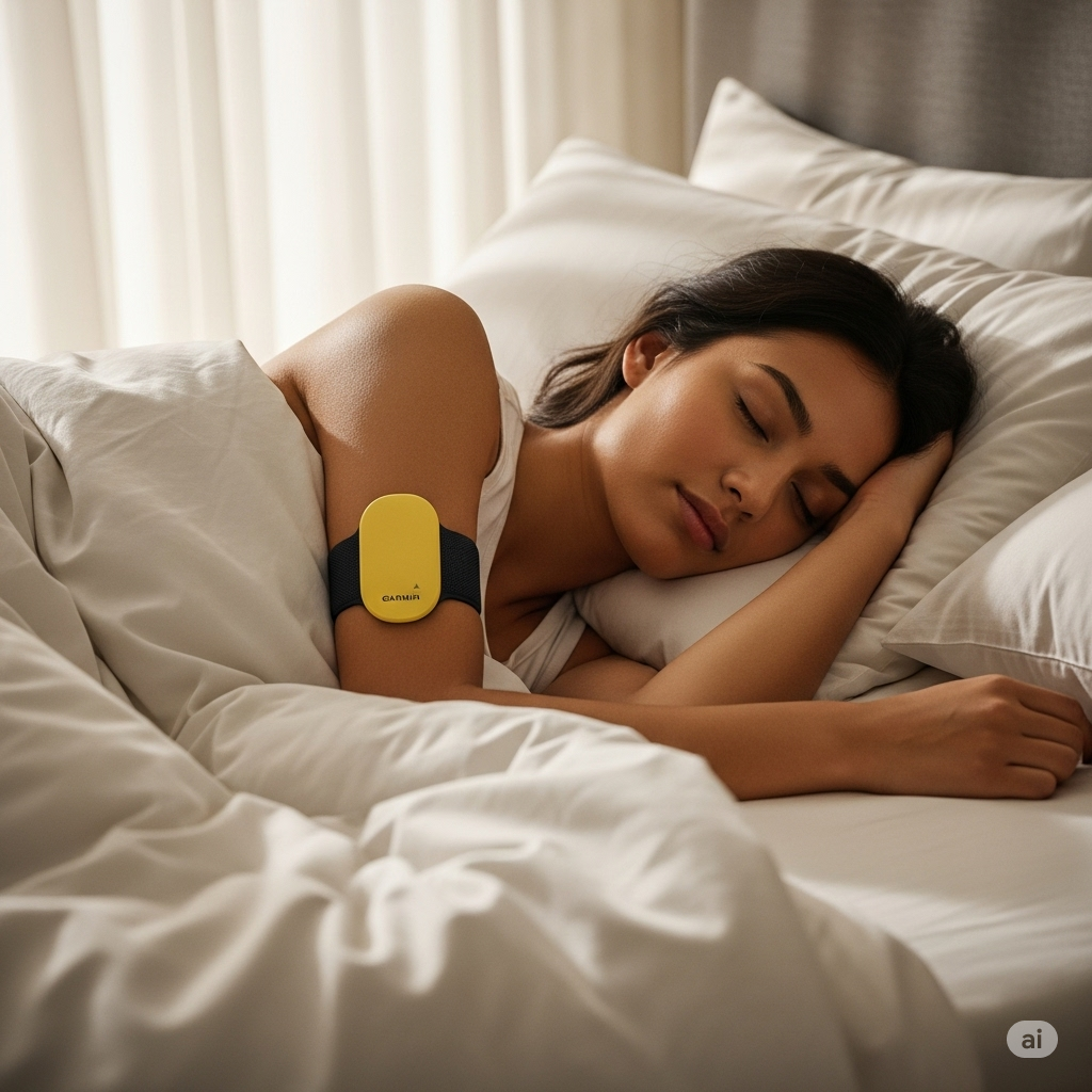 Garmin Index Sleep Monitor AI渲染图